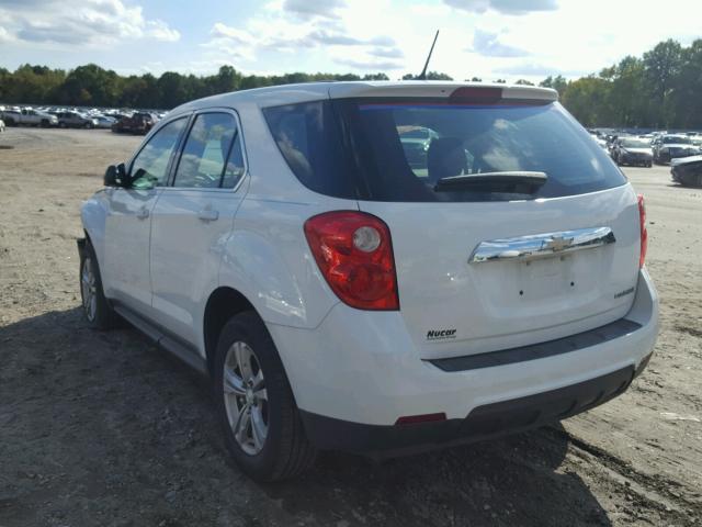 2GNALAEK0E6179321 - 2014 CHEVROLET EQUINOX LS WHITE photo 3