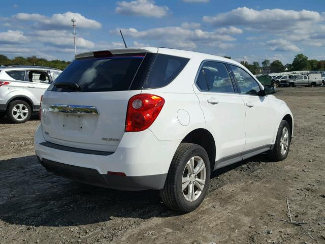 2GNALAEK0E6179321 - 2014 CHEVROLET EQUINOX LS WHITE photo 4