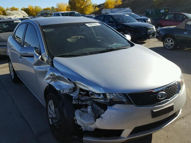 KNAFU4A23B5353700 - 2011 KIA FORTE EX SILVER photo 1