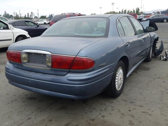 1G4HP54K31U197467 - 2001 BUICK LESABRE CU BLUE photo 4