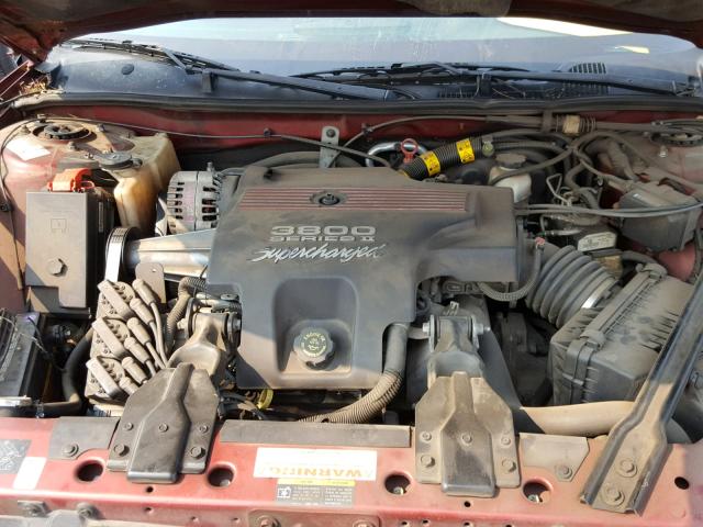 1G2WR521X2F191580 - 2002 PONTIAC GRAND PRIX MAROON photo 7