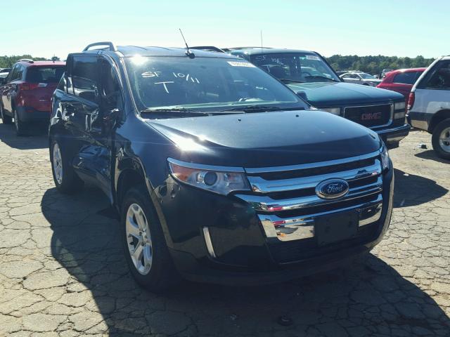 2FMDK4JC4EBA74762 - 2014 FORD EDGE BLACK photo 1