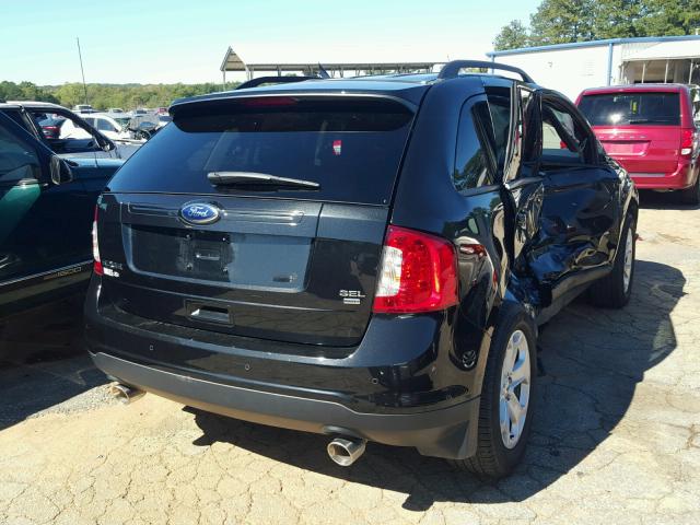 2FMDK4JC4EBA74762 - 2014 FORD EDGE შავი ფოტო 4