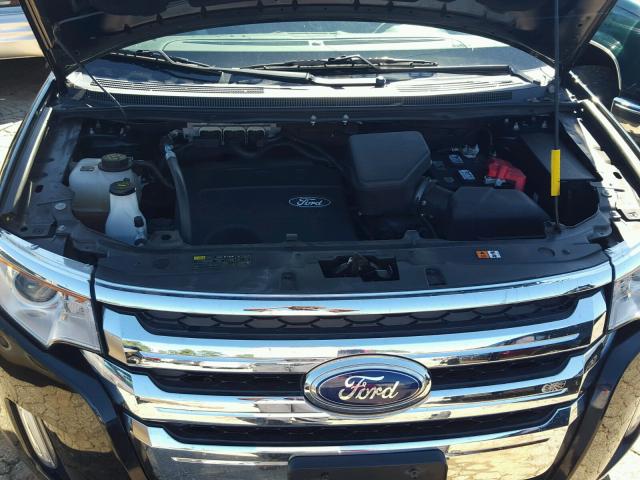 2FMDK4JC4EBA74762 - 2014 FORD EDGE BLACK photo 7