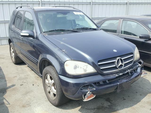 4JGAB75E82A362498 - 2002 MERCEDES-BENZ ML 500 BLUE photo 1