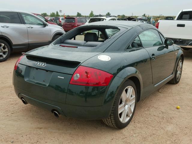 TRUWT28N841013453 - 2004 AUDI TT QUATTRO GREEN photo 4