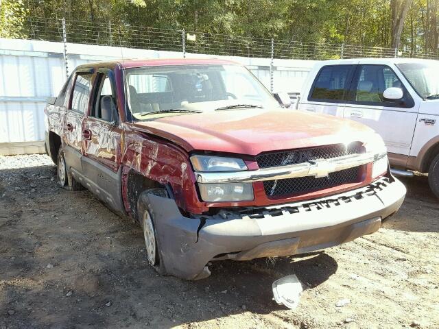 3GNEK12T44G285453 - 2004 CHEVROLET AVALANCHE MAROON photo 1