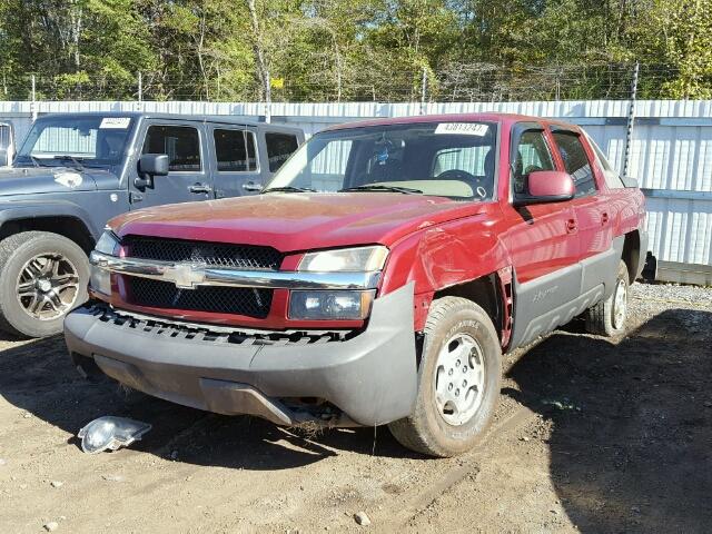 3GNEK12T44G285453 - 2004 CHEVROLET AVALANCHE MAROON photo 2