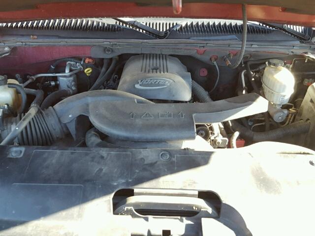 3GNEK12T44G285453 - 2004 CHEVROLET AVALANCHE MAROON photo 7