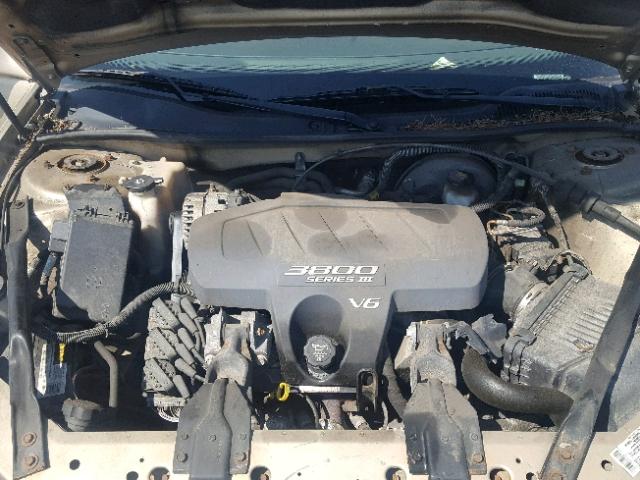 2G2WP522341306397 - 2004 PONTIAC GRAND PRIX Золотий фото 7