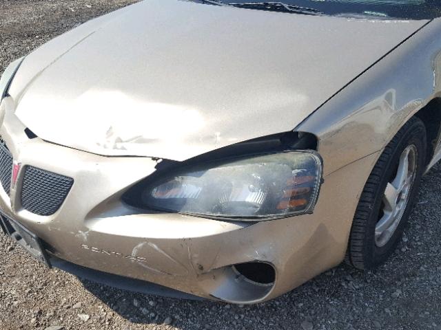 2G2WP522341306397 - 2004 PONTIAC GRAND PRIX Золотий фото 9