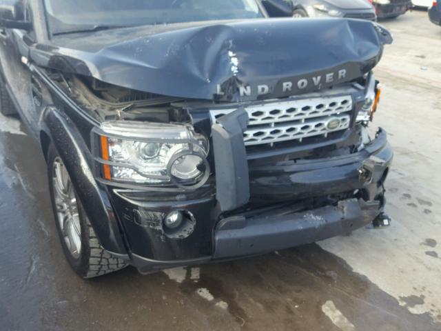 SALAK2D42DA681021 - 2013 LAND ROVER LR4 HSE LU BLACK photo 9