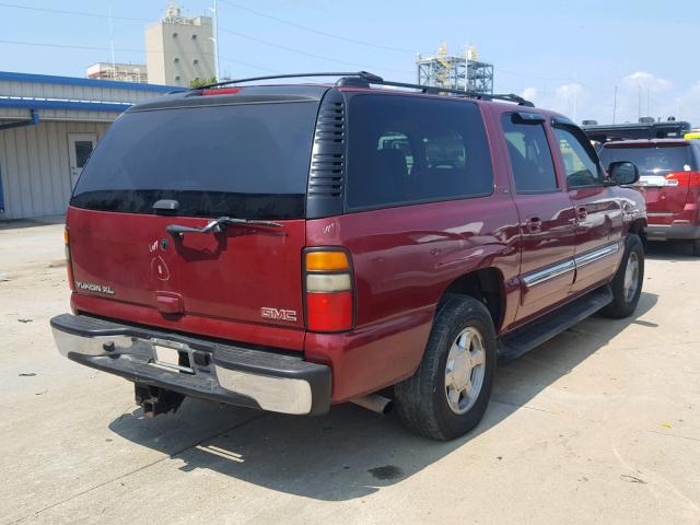 3GKEC16Z25G290970 - 2005 GMC YUKON XL C BURGUNDY photo 4