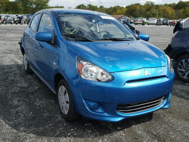 ML32A3HJ3FH034449 - 2015 MITSUBISHI MIRAGE DE BLUE photo 1