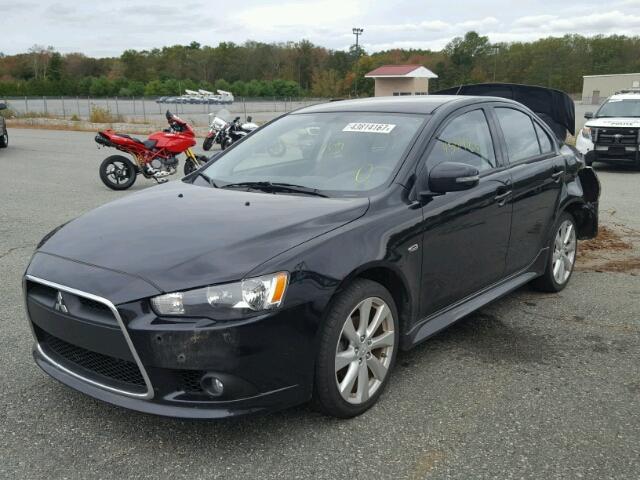 JA32U8FW3FU001957 - 2015 MITSUBISHI LANCER GT BLACK photo 2