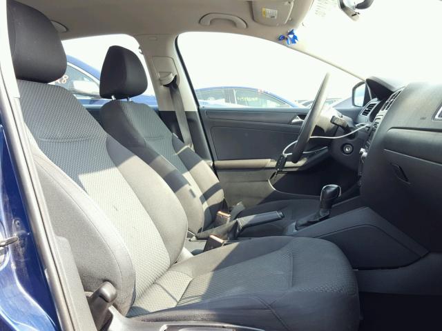 3VW2K7AJ6BM019569 - 2011 VOLKSWAGEN JETTA BASE Կապույտ լուսանկար 5