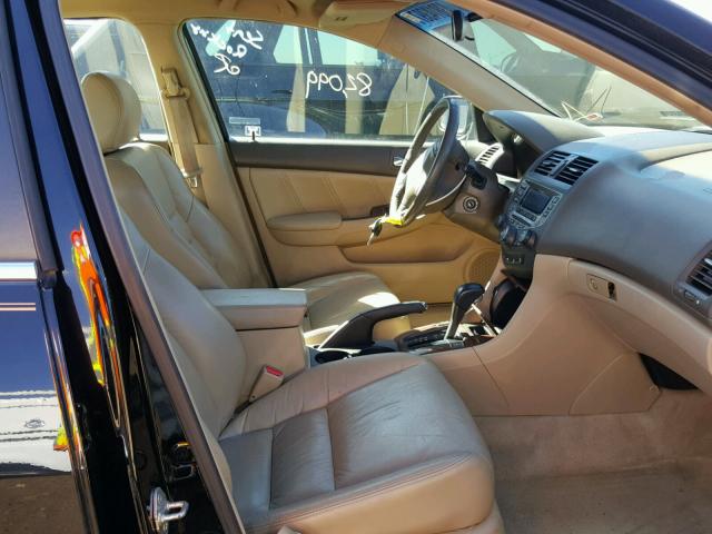 1HGCM66547A084482 - 2007 HONDA ACCORD BLACK photo 5