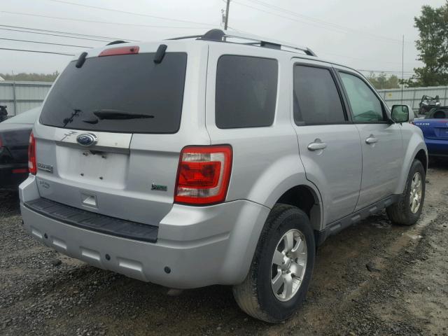 1FMCU9EG7CKB76530 - 2012 FORD ESCAPE LIM SILVER photo 4