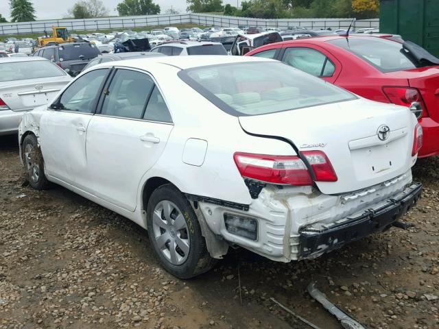 4T1BE46K09U895498 - 2009 TOYOTA CAMRY BASE WHITE photo 3