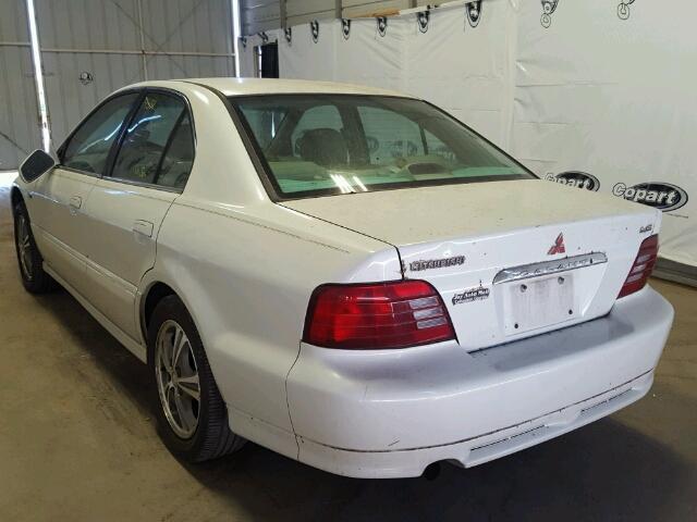 4A3AA56L9YE097842 - 2000 MITSUBISHI GALANT LS WHITE photo 3