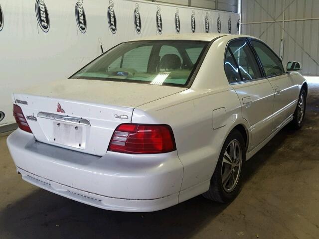 4A3AA56L9YE097842 - 2000 MITSUBISHI GALANT LS WHITE photo 4