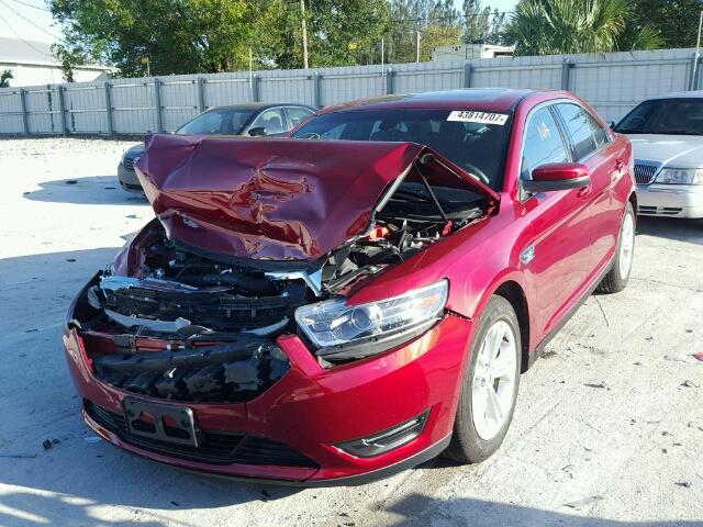 1FAHP2E89GG134165 - 2016 FORD TAURUS SEL RED photo 2