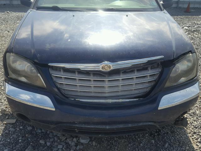 2C8GF68484R613422 - 2004 CHRYSLER PACIFICA BLUE photo 7