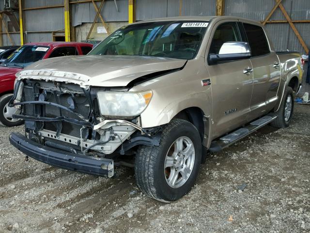 5TBEV58127S459256 - 2007 TOYOTA TUNDRA CRE GOLD photo 2