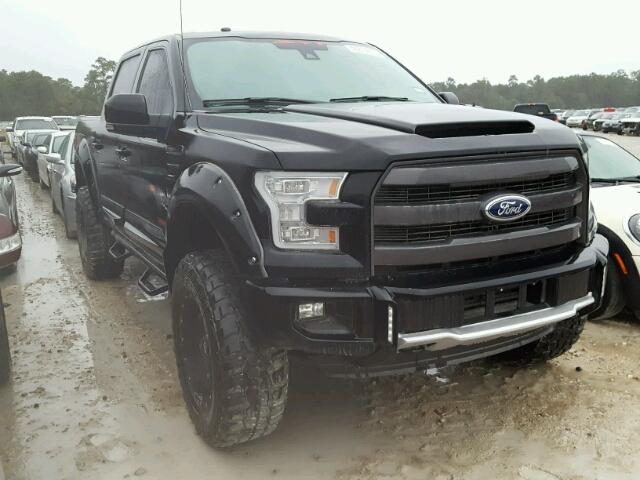 1FTEW1EG3GKD52326 - 2016 FORD F150 SUPER BLACK photo 1