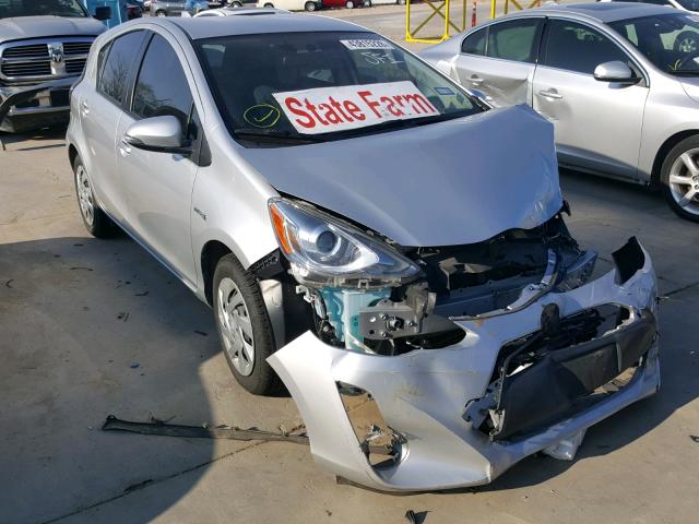 JTDKDTB34F1582869 - 2015 TOYOTA PRIUS C SILVER photo 1