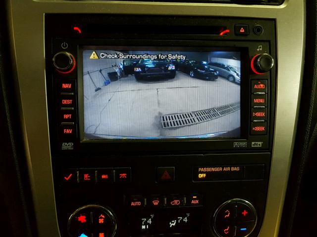 1GKEV33788J192652 - 2008 GMC ACADIA SLT წითელი ფოტო 9