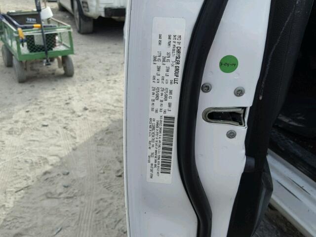 1C6RR6LT4ES417033 - 2014 RAM 1500 SLT თეთრი ფოტო 10