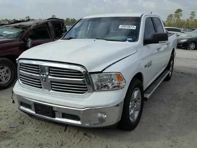 1C6RR6LT4ES417033 - 2014 RAM 1500 SLT WHITE photo 2