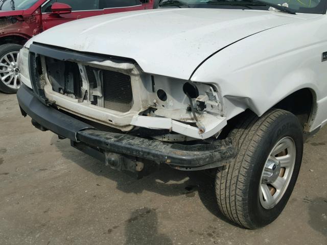 1FTKR1AD7BPA29740 - 2011 FORD RANGER WHITE photo 9