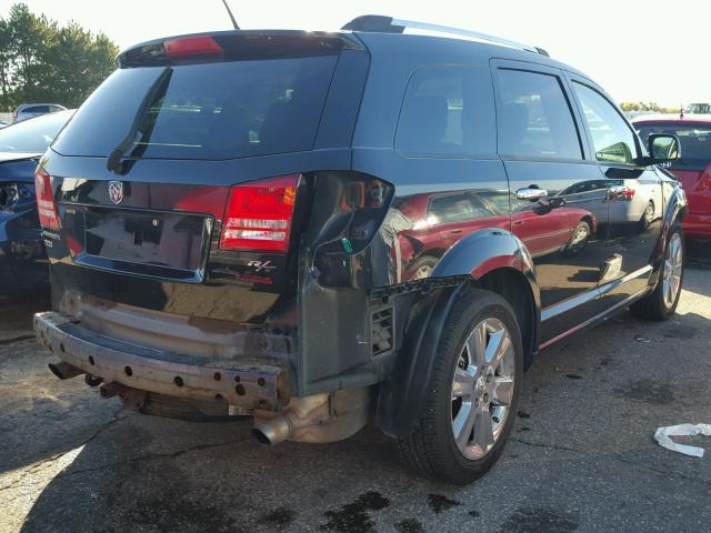 3D4GH67V99T109149 - 2009 DODGE JOURNEY BLACK photo 4