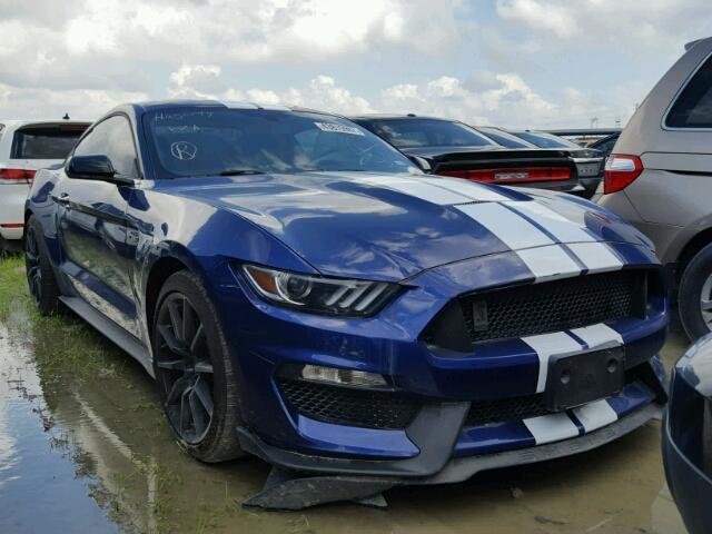 1FA6P8JZ8G5523741 - 2016 FORD MUSTANG SH BLUE photo 1