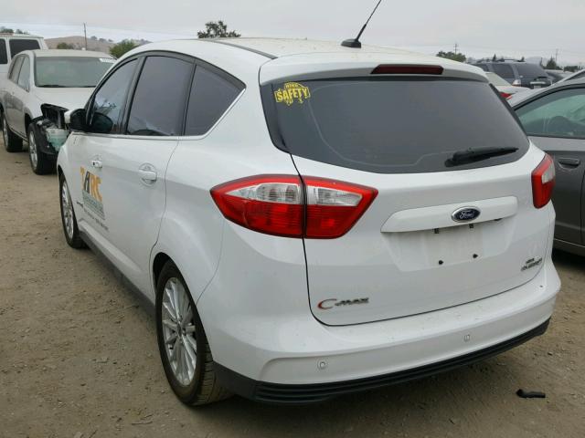 1FADP5BU6EL515316 - 2014 FORD C-MAX SEL WHITE photo 3