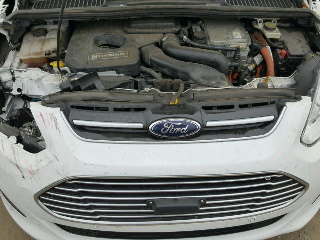 1FADP5BU6EL515316 - 2014 FORD C-MAX SEL WHITE photo 7