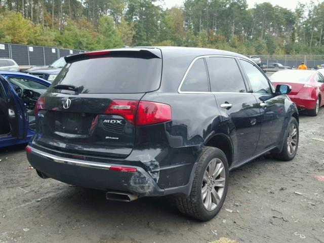 2HNYD2H70BH534953 - 2011 ACURA MDX ADVANC BLACK photo 4