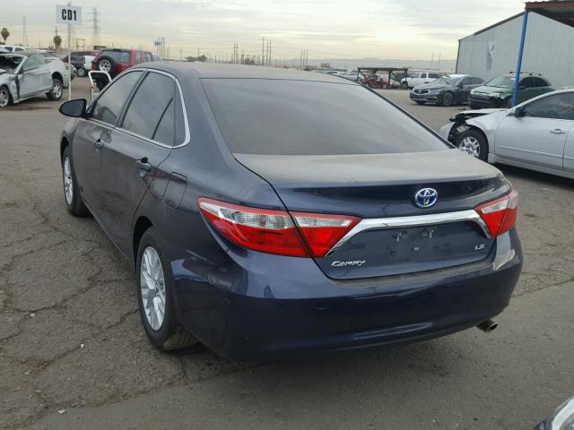 4T1BF1FK5GU515029 - 2016 TOYOTA CAMRY LE BLUE photo 3