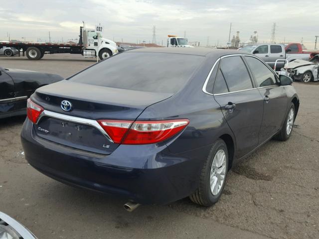 4T1BF1FK5GU515029 - 2016 TOYOTA CAMRY LE BLUE photo 4