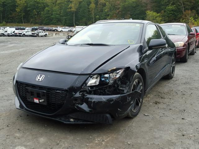 JHMZF1D44ES002059 - 2014 HONDA CR-Z BLACK photo 2