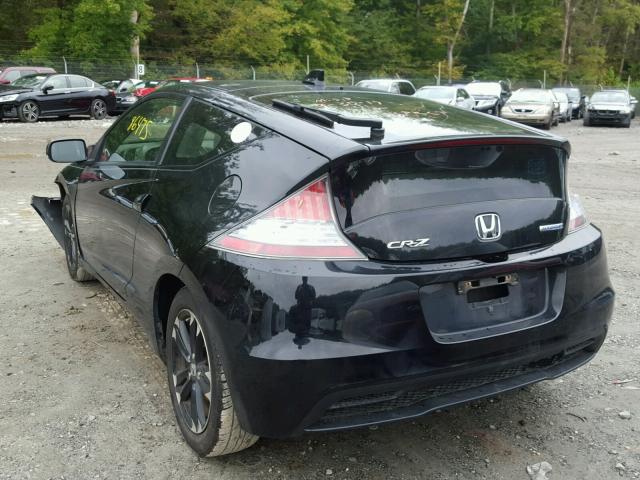 JHMZF1D44ES002059 - 2014 HONDA CR-Z BLACK photo 3