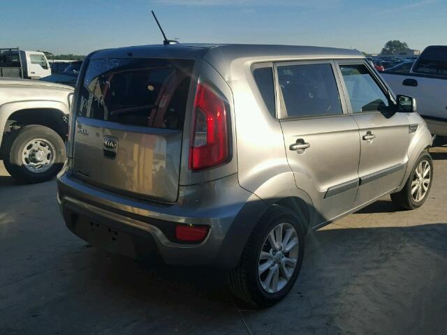 KNDJT2A69D7535593 - 2013 KIA SOUL + GRAY photo 4