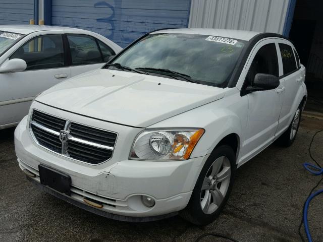 1B3CB3HA1BD254366 - 2011 DODGE CALIBER MA WHITE photo 2