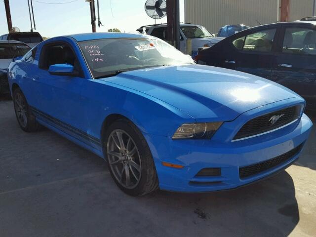 1ZVBP8AM9D5227570 - 2013 FORD MUSTANG BLUE photo 1