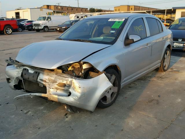 1G1AF5F5XA7187056 - 2010 CHEVROLET COBALT 2LT SILVER photo 2