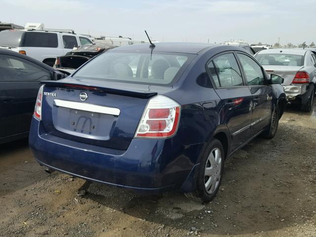 3N1AB6AP5BL665000 - 2011 NISSAN SENTRA BLUE photo 4