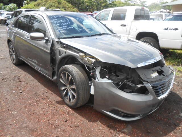 1C3CCBBB6DN690087 - 2013 CHRYSLER 200 TOURIN GRAY photo 1