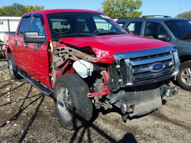 1FTRW12829FA55526 - 2009 FORD F150 SUPER RED photo 1